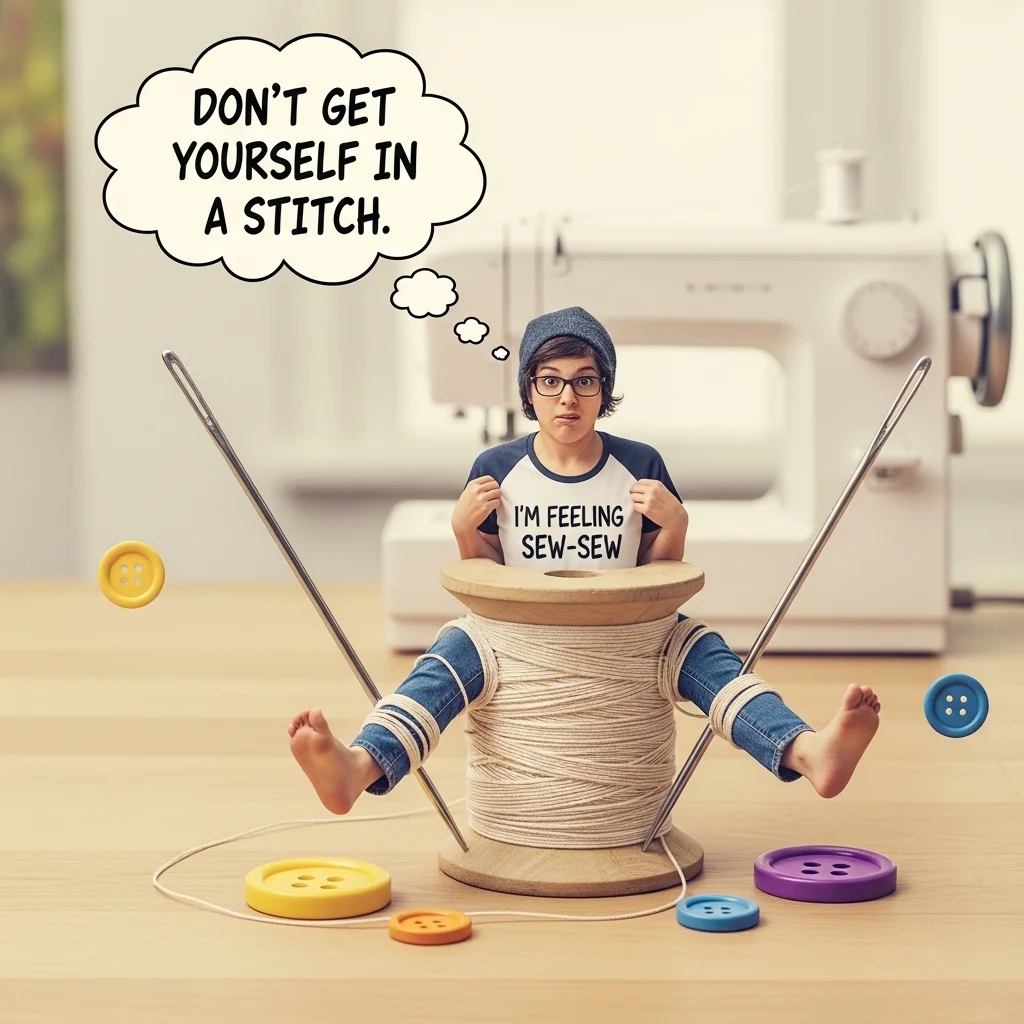 Random Sewing Chaos Jokes 🤪🧵