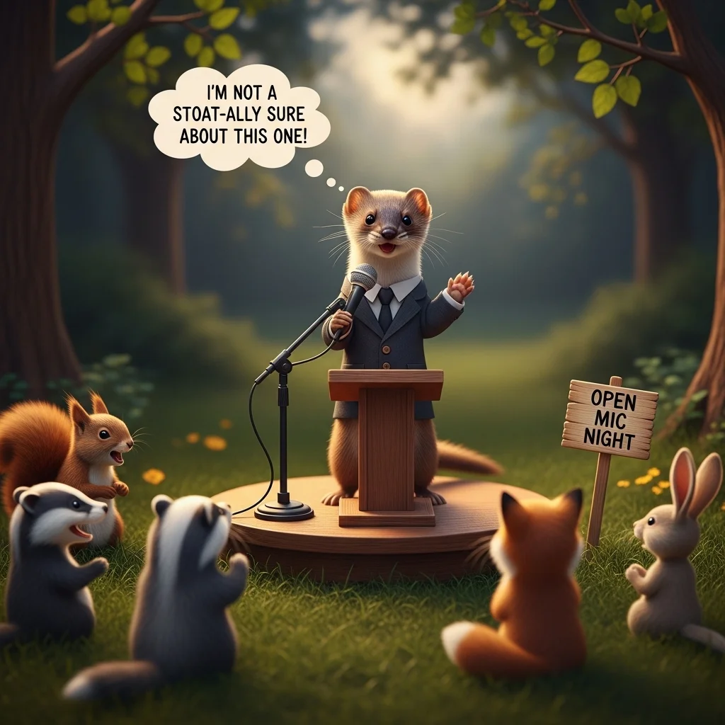 Random Stoat Puns for Any Mood 🎲