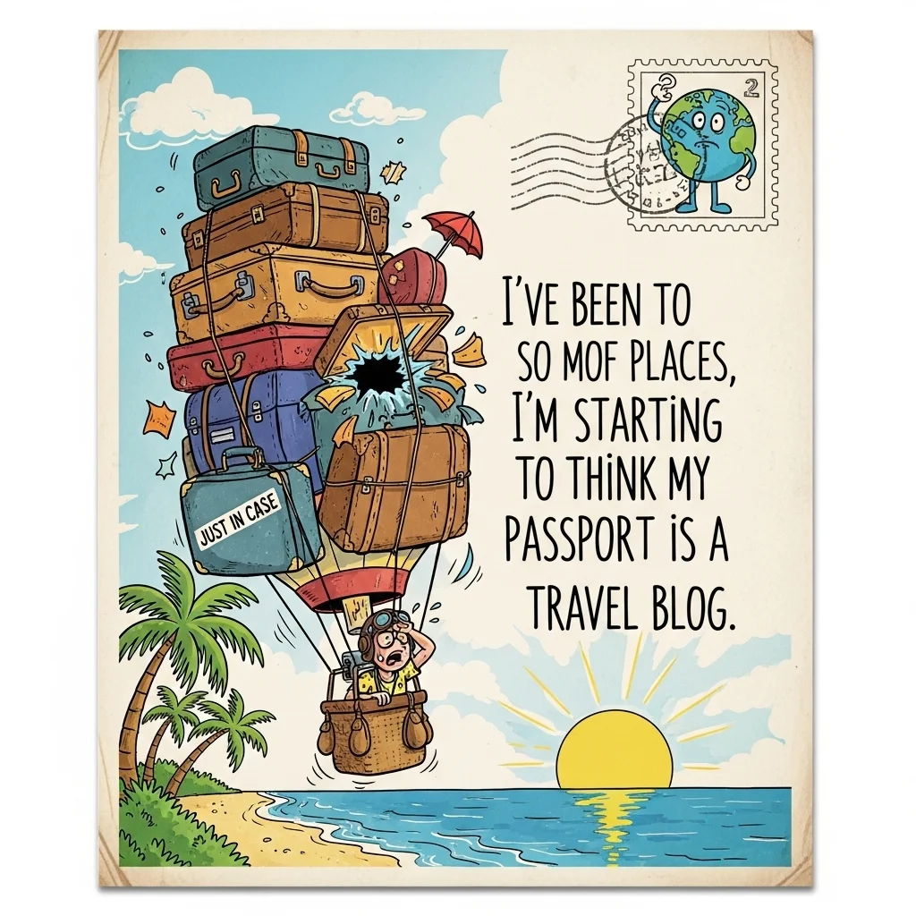 Random Travel Chaos Jokes 🤪✈️