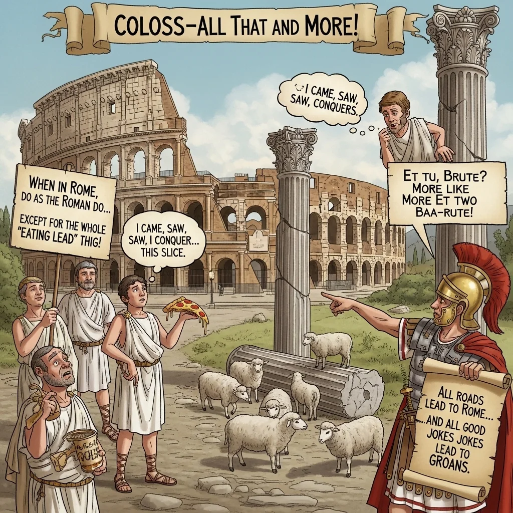 Roman Food & Pizza Puns 🍕