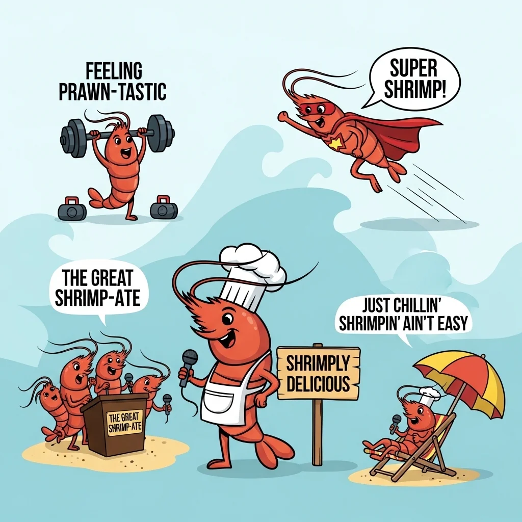 Savage Shrimp Puns 😏