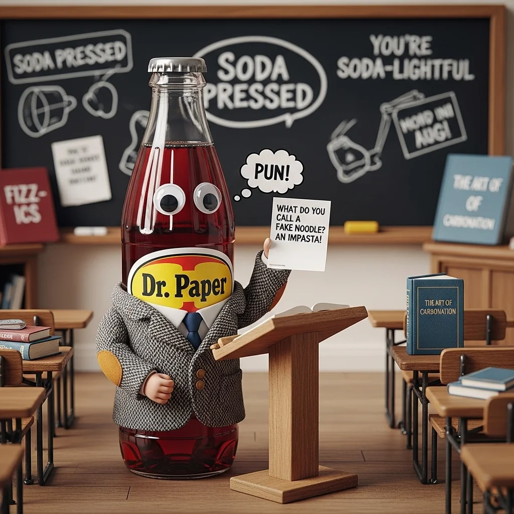 Short & Quick Dr Pepper Puns ⚡