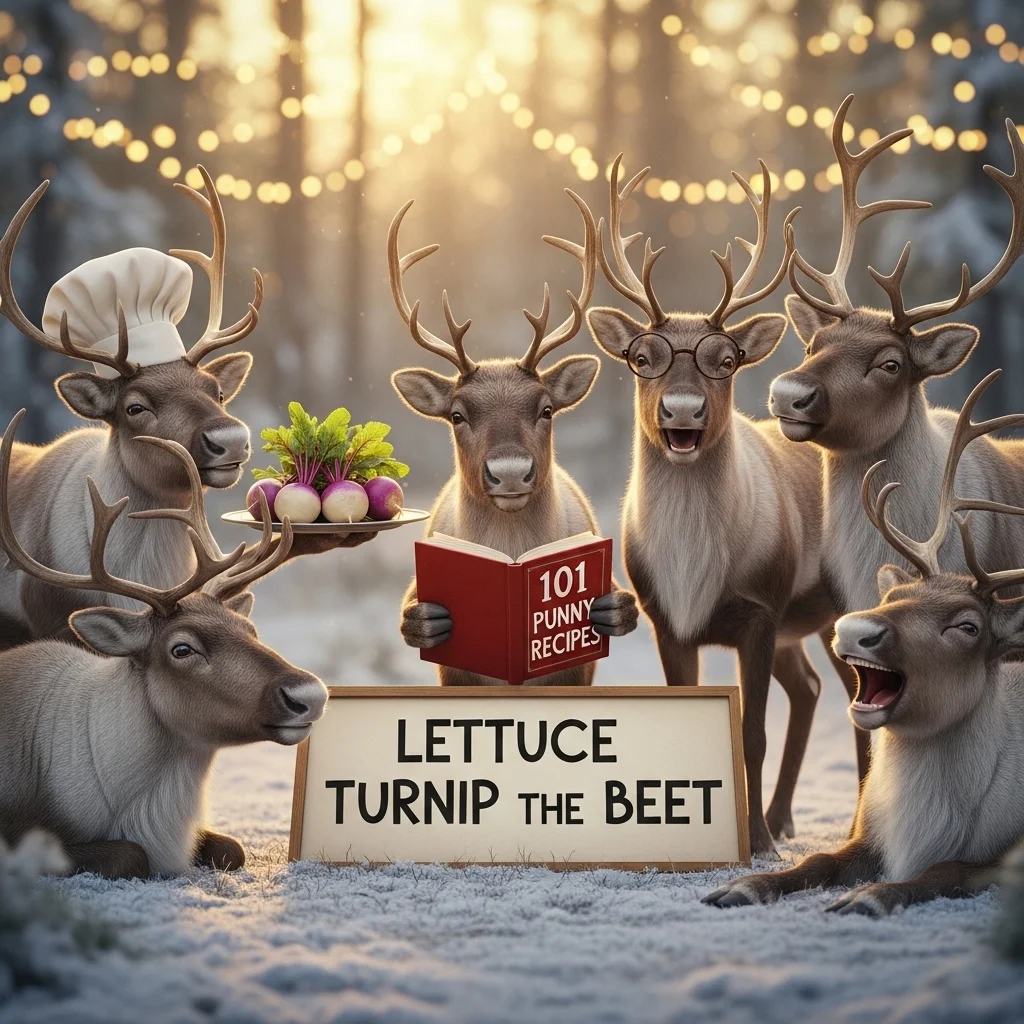 Short & Quick Reindeer Puns ⚡