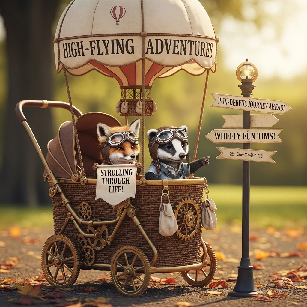 Short & Quick Stroller Puns ⚡