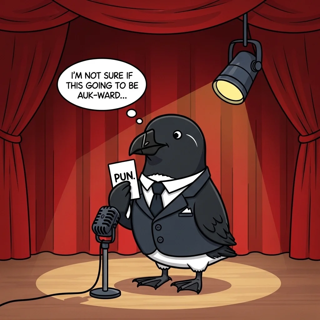Silly Auk Puns 🤪🐦