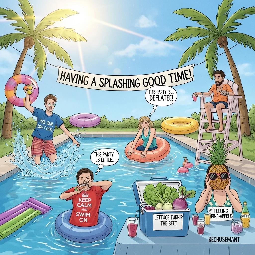Silly Pool Party Puns 🤪🌊