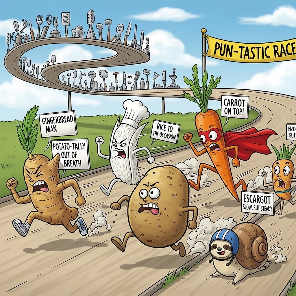 Silly Race Puns 🤪