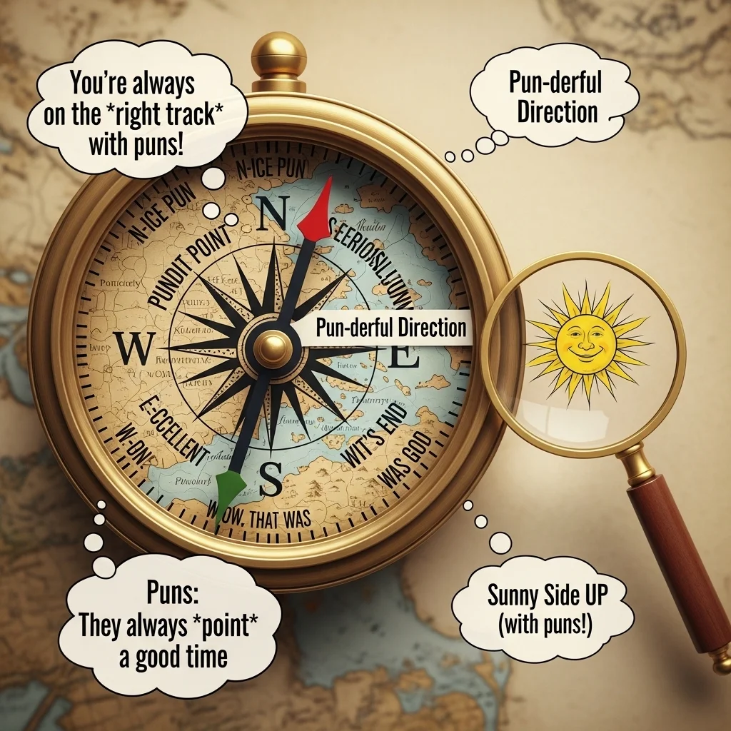 Slightly Cheeky Compass Puns 😉