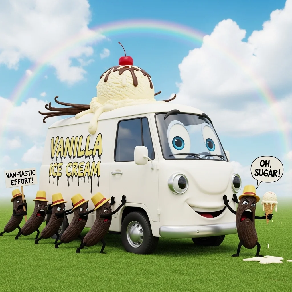 Sweet & Classic Vanilla Puns 🍦✨