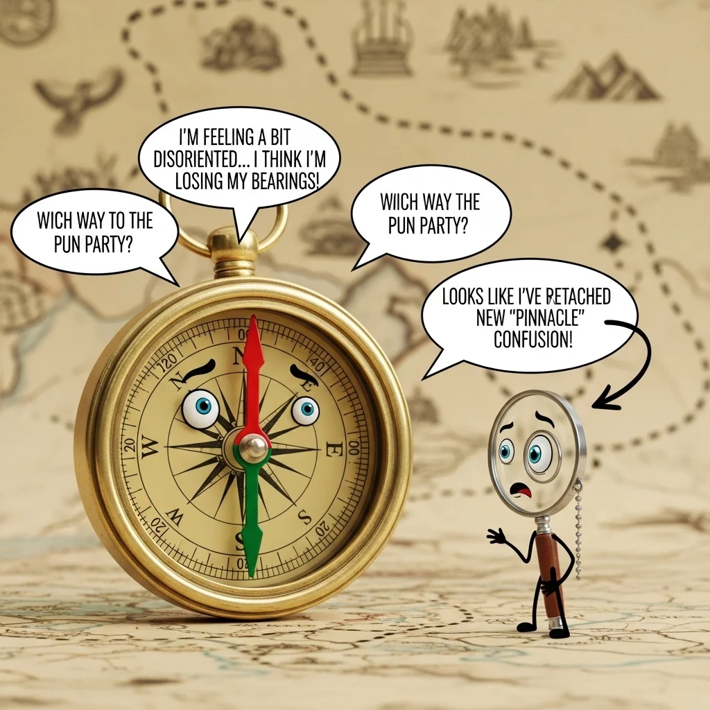 Travel & Adventure Compass Puns 🌍