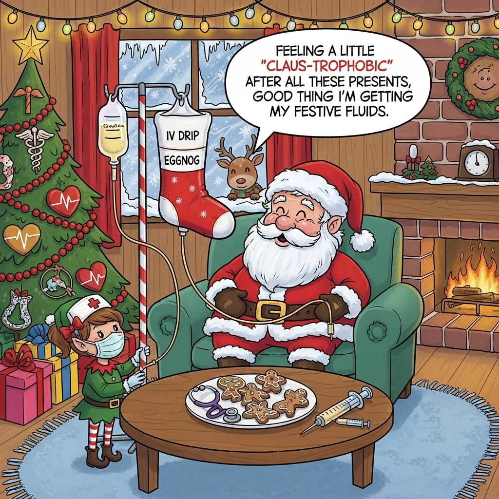 Winter Illness Christmas Puns ❄️🩺😂