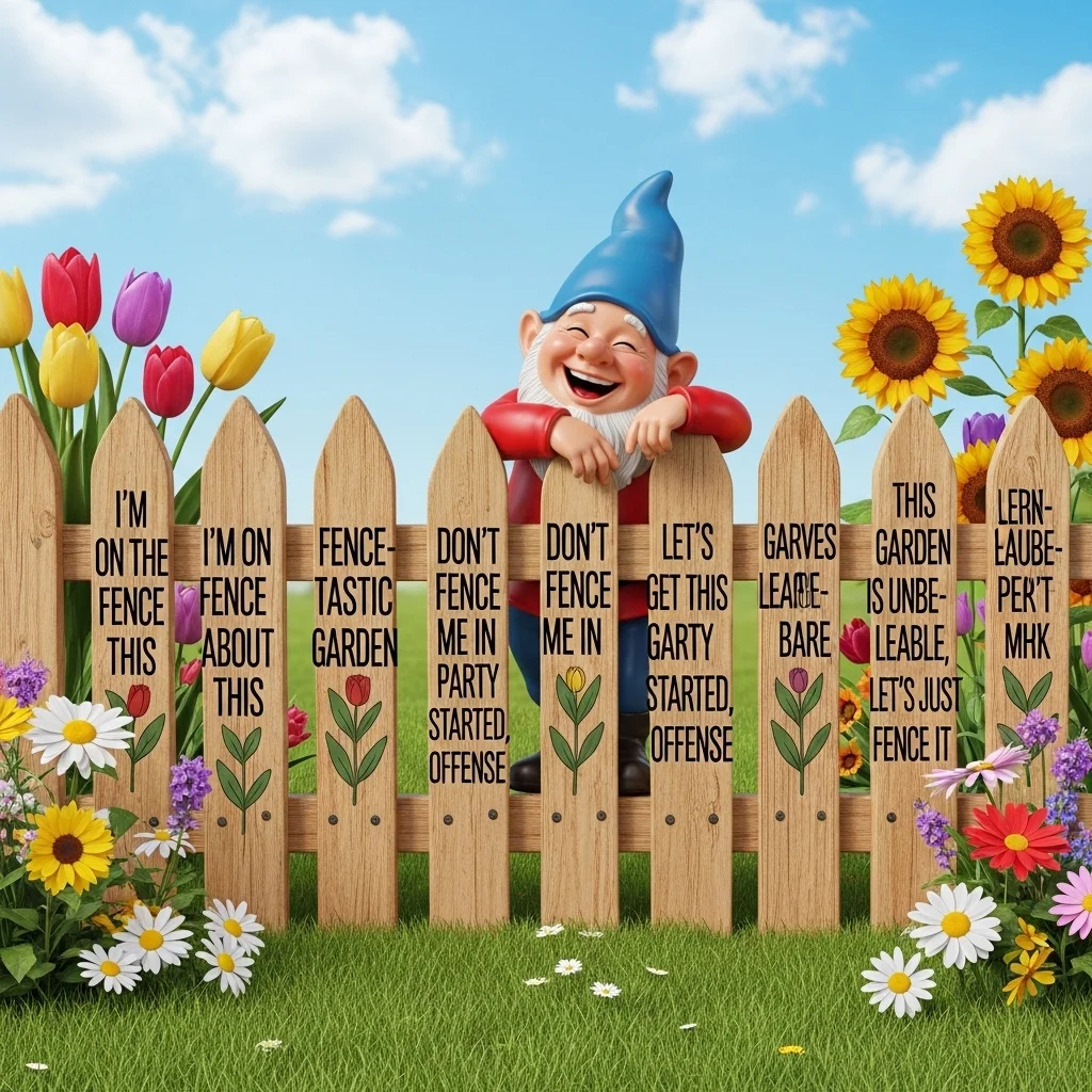 Wordplay & Punny Garden Fence Jokes 😂