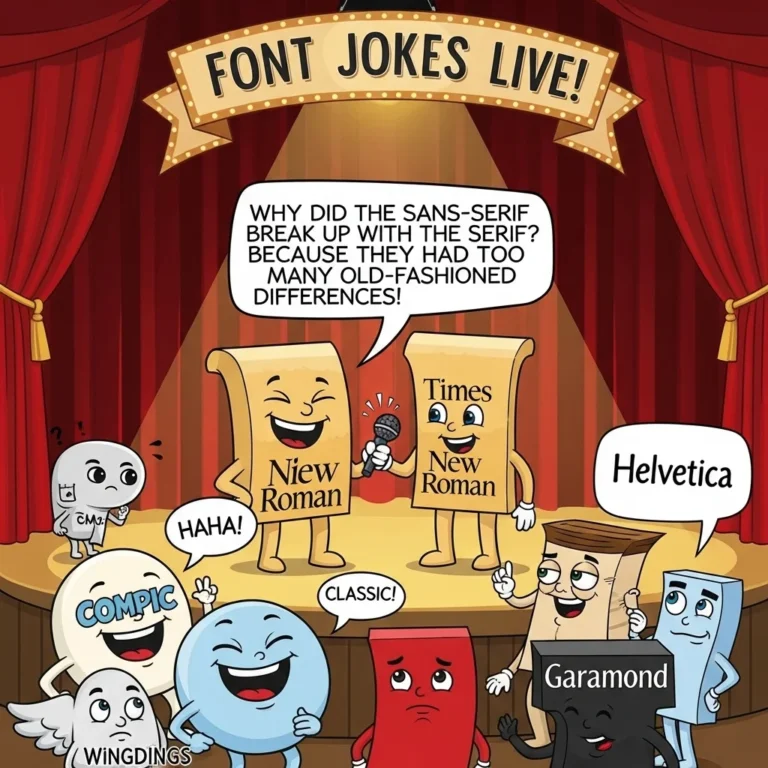 font jokes