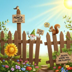 garden fence puns