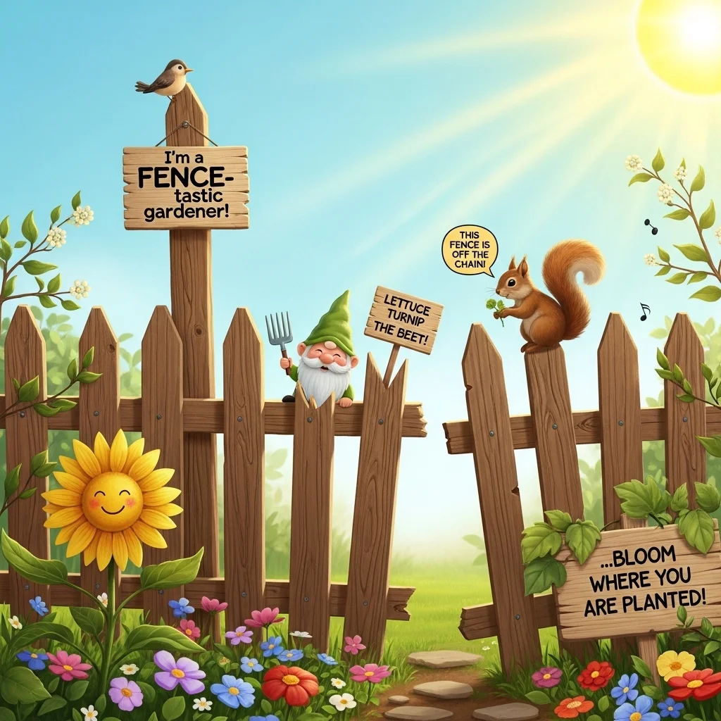 garden fence puns