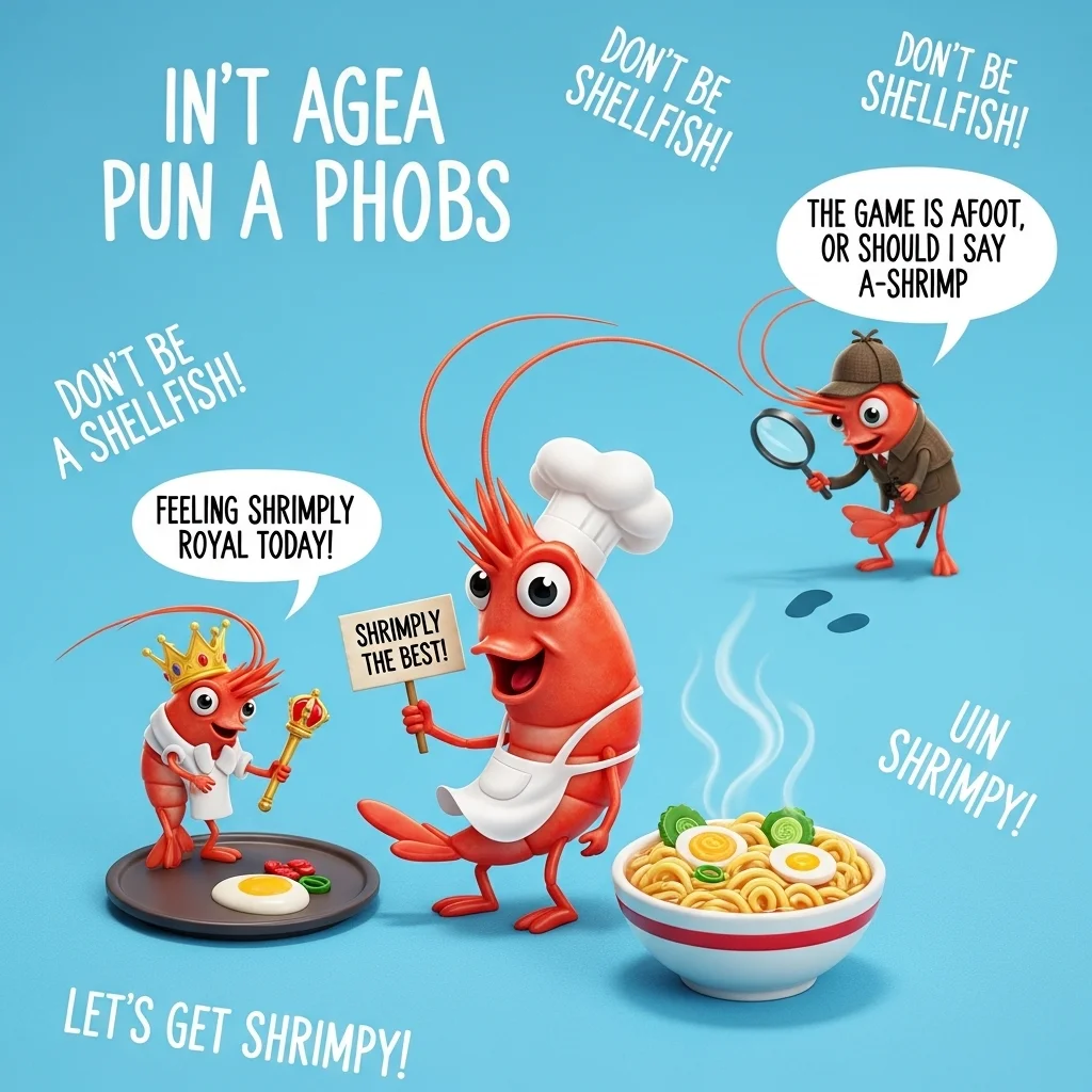 shrimp puns