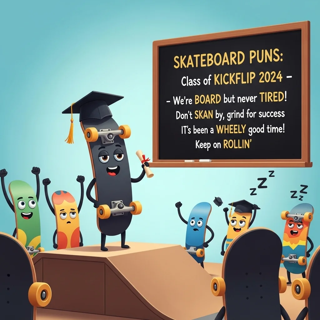 skateboard puns