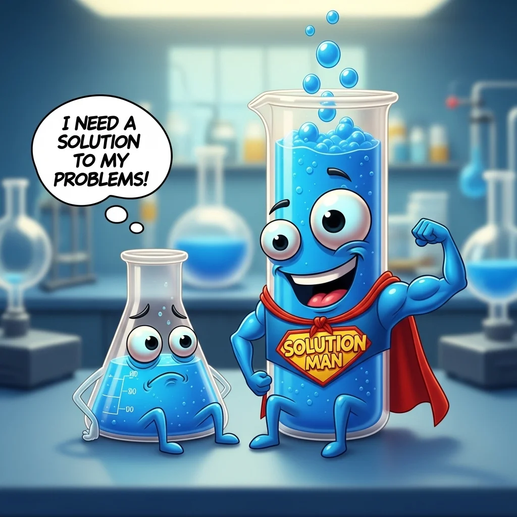 solution puns