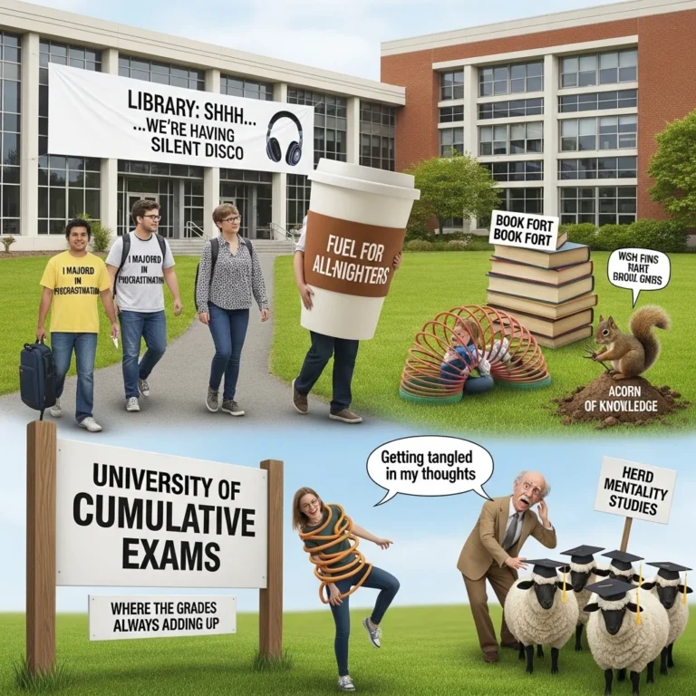 university puns