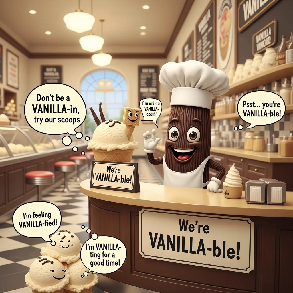 vanilla puns