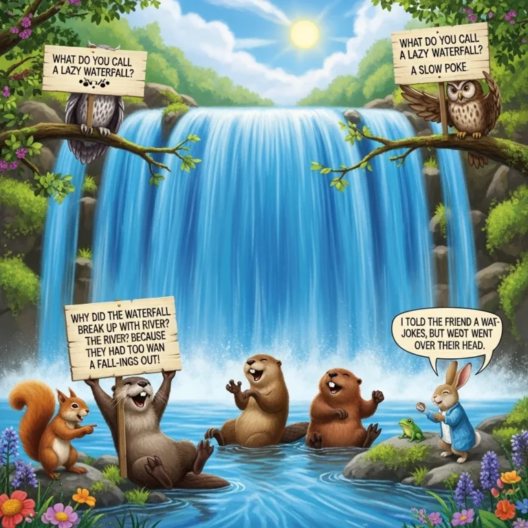 waterfall jokes