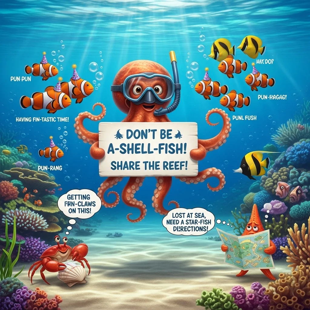 🌊 Funny Snorkeling Puns 😂