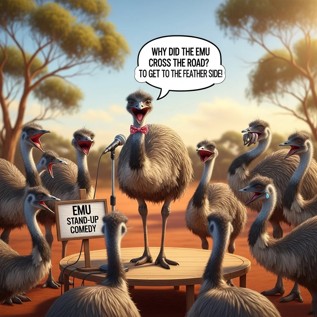 🎉 Party Emu Puns 🥳