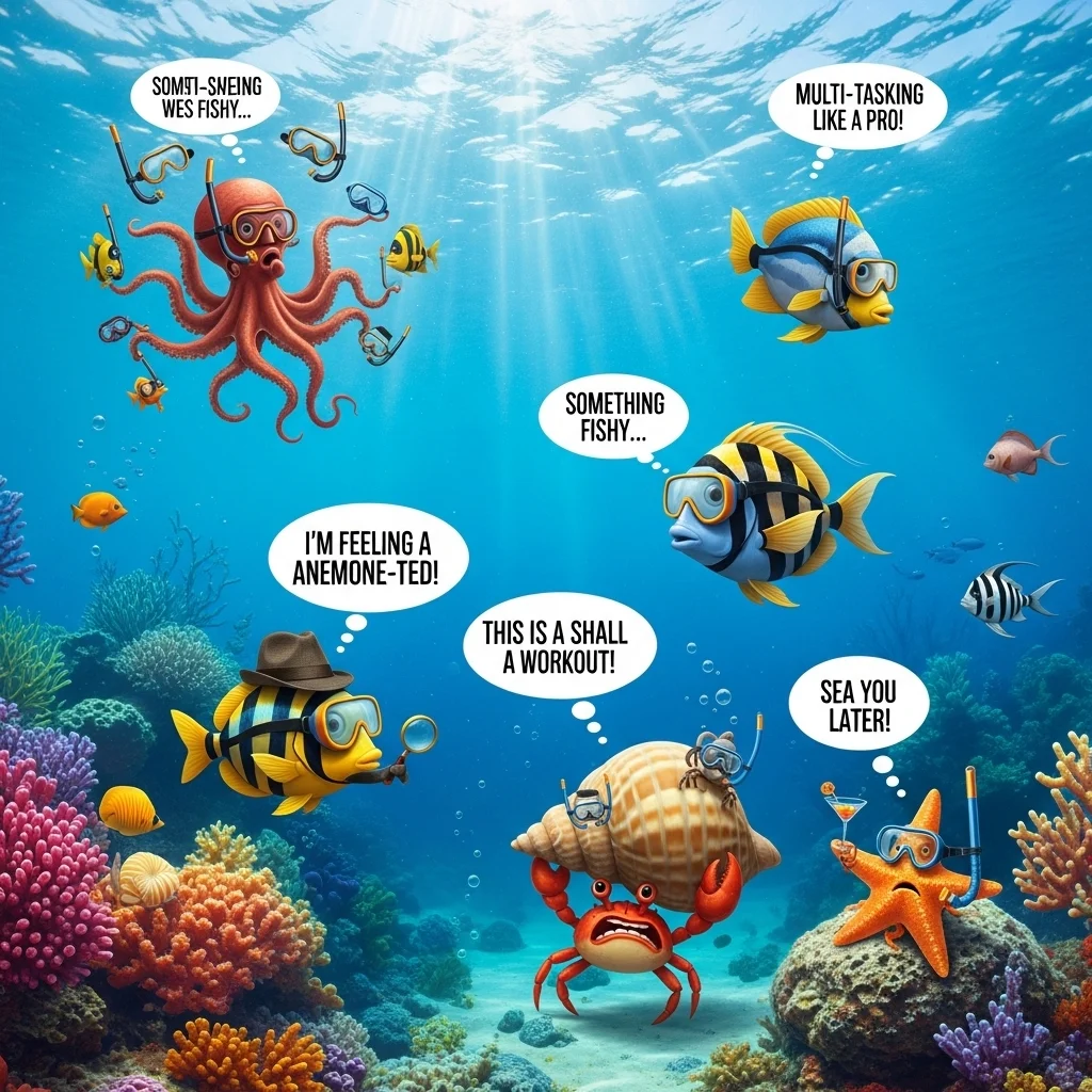 🎉 Party Snorkeling Puns 🥳