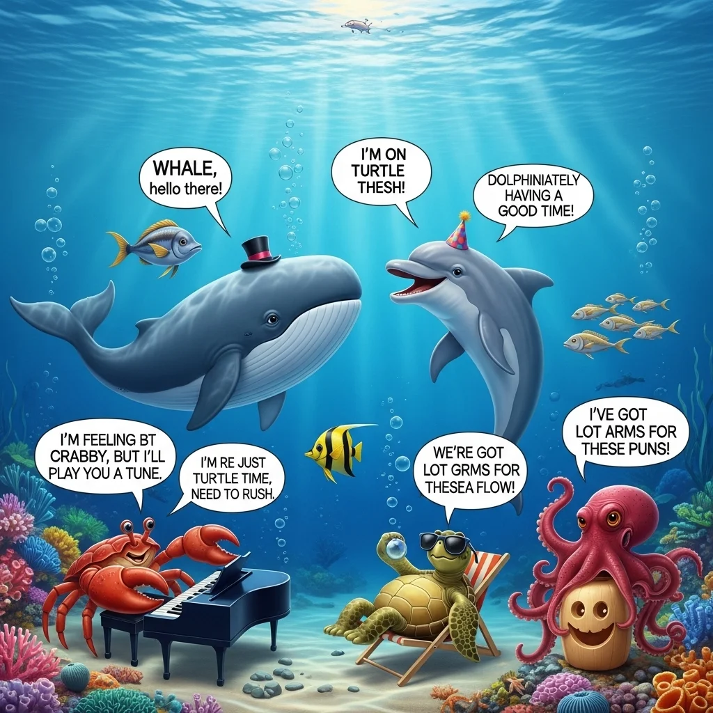 🔹 Funny Marine Puns 😂