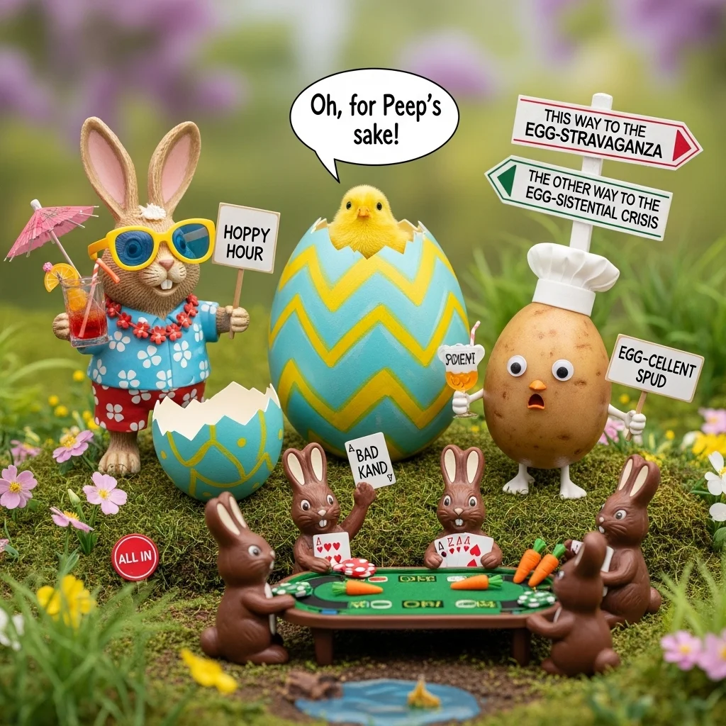 🔹 Light Adult-Safe Easter Puns 😉