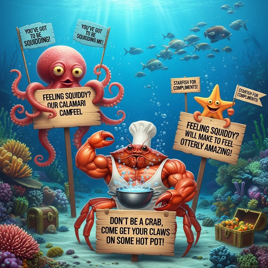 🔹 Light Adult-Safe Marine Puns 😉