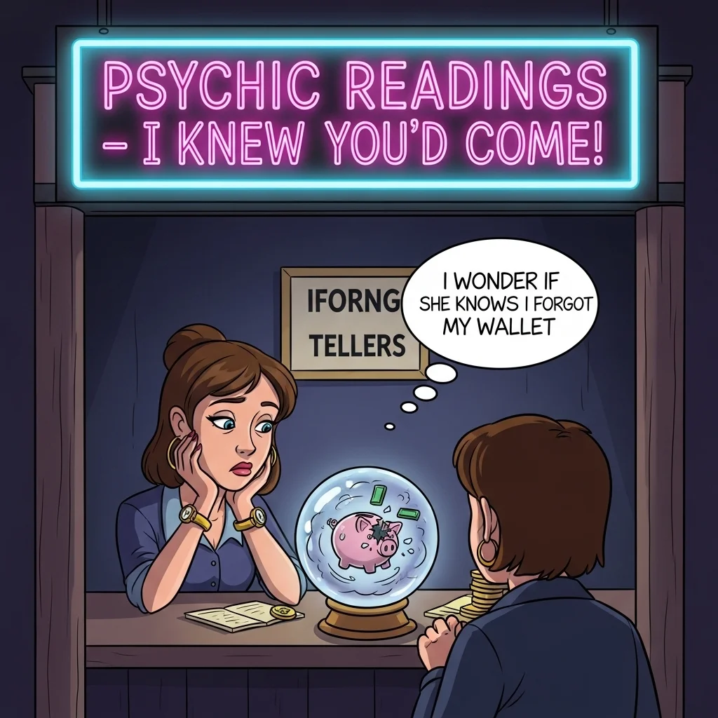 🔹 Savage Psychic Jokes 😎