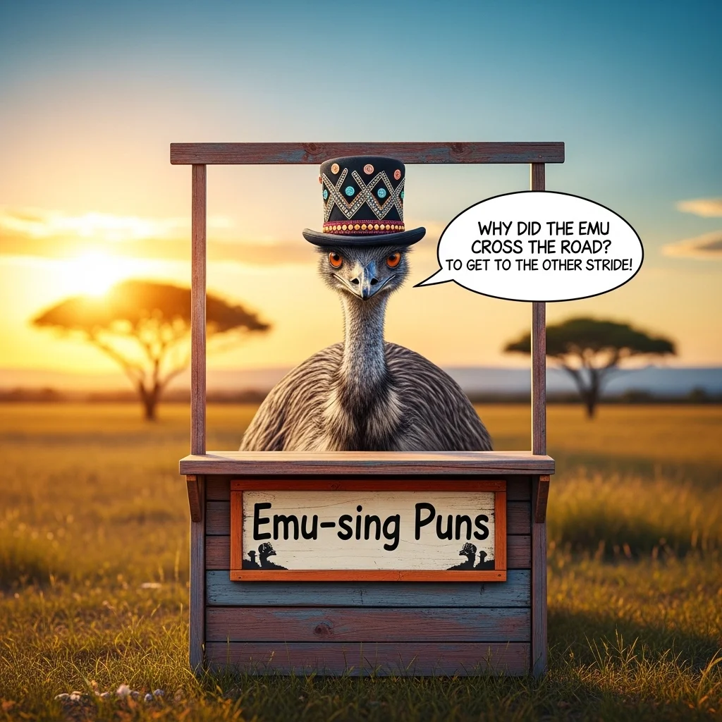 😜 Slightly Edgy Emu Puns 😈