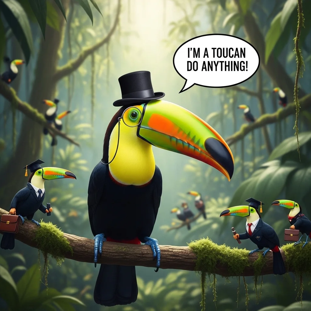 😜 Slightly Edgy Toucan Puns 😈