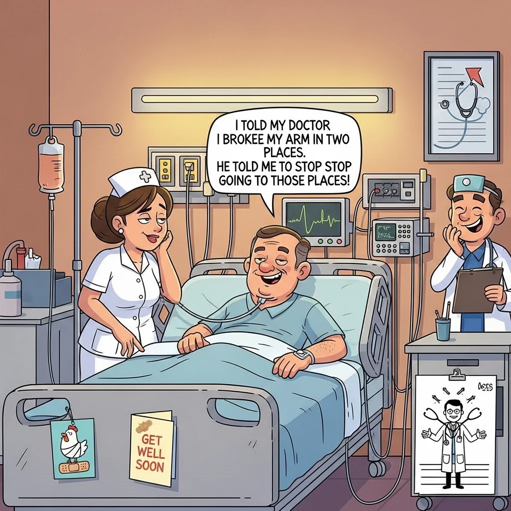 🩺 Classic Patient One-Liner Jokes