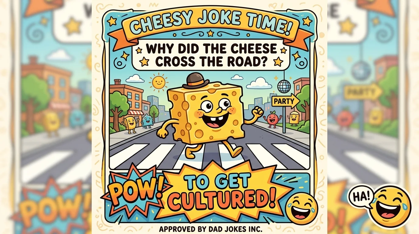 Cheesy Jokes for Kids 🧒