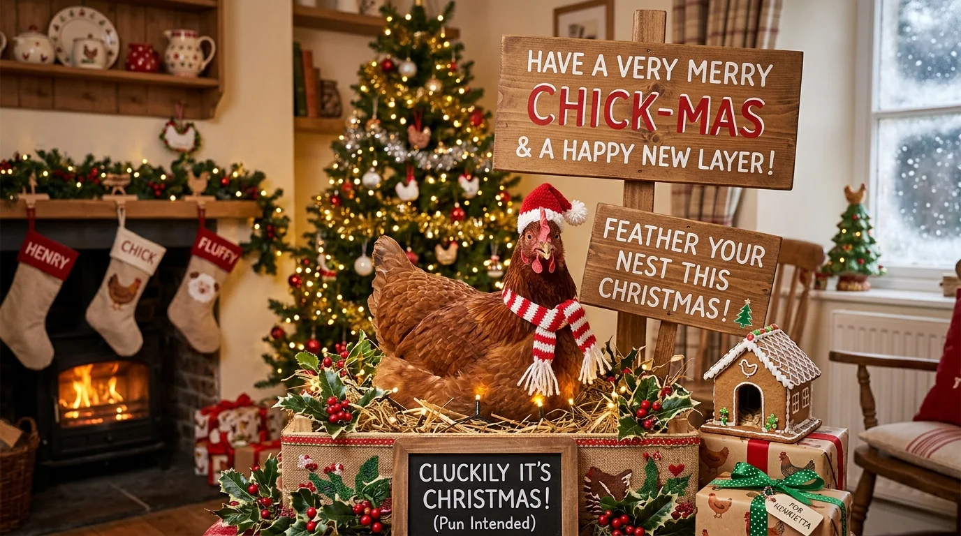Chicken Christmas Jokes for Kids 🧒